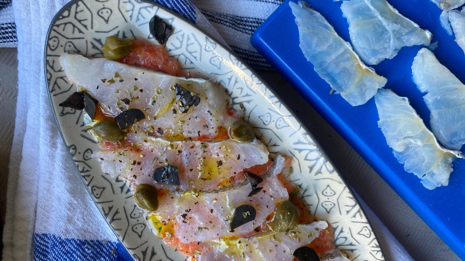 Carpaccio de bacalao DonBacalao